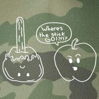 Wheres the Stick Go? Caramel Apple Legacy Tie Dye Trucker Hat