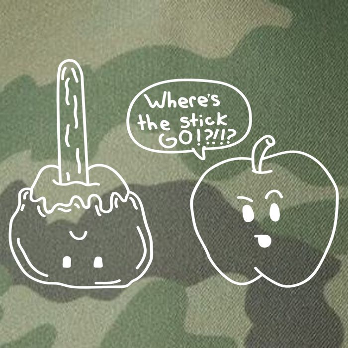 Wheres the Stick Go? Caramel Apple Legacy Tie Dye Trucker Hat