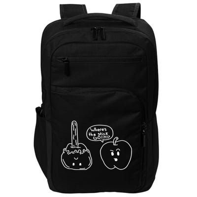 Wheres the Stick Go? Caramel Apple Impact Tech Backpack