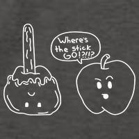 Wheres the Stick Go? Caramel Apple Vector Backpack
