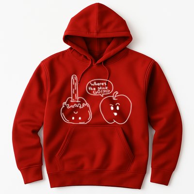 Wheres the Stick Go? Caramel Apple Hoodie