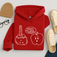 Wheres the Stick Go? Caramel Apple Hoodie
