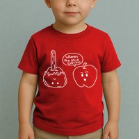 Wheres the Stick Go? Caramel Apple Toddler T-Shirt