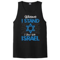 Wherever I Stand I Stand With Israel PosiCharge Competitor Tank