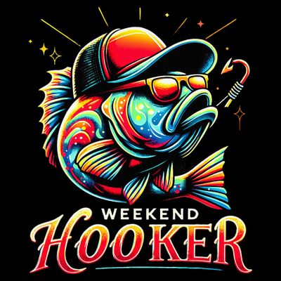Weekend Hooker Funny Bass Fishing T-Shirt