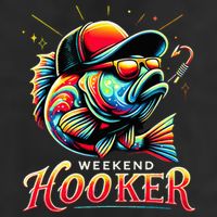 Weekend Hooker Funny Bass Fishing 11oz C Handle Ceramic Mug