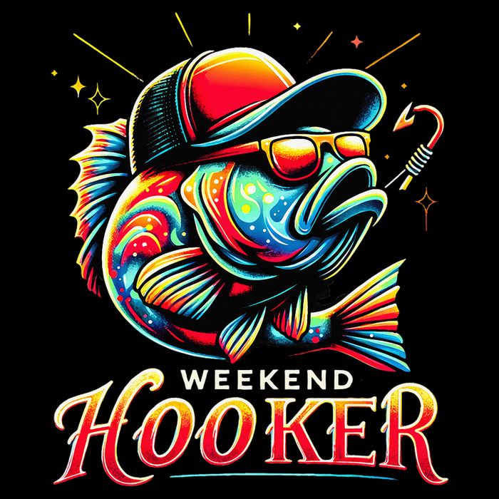 Weekend Hooker Funny Bass Fishing Baby Bodysuit