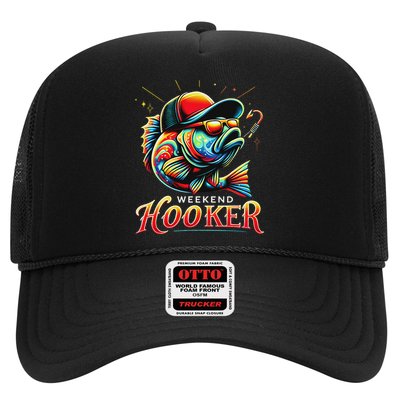 Weekend Hookerr Funny Fish Dad Love Fishing Father's Day Trucker Hat