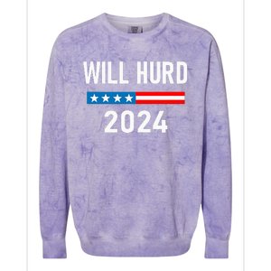 Will Hurd for President Will Hurd 2024 Colorblast Crewneck Sweatshirt