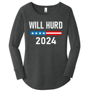 Will Hurd for President Will Hurd 2024 Women's Perfect Tri Tunic Long Sleeve Shirt