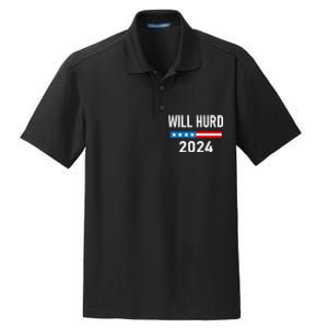 Will Hurd for President Will Hurd 2024 Dry Zone Grid Polo