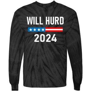 Will Hurd for President Will Hurd 2024 Tie-Dye Long Sleeve Shirt