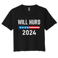 Will Hurd for President Will Hurd 2024 Women's Crop Top Tee