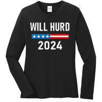 Will Hurd for President Will Hurd 2024 Ladies Long Sleeve Shirt