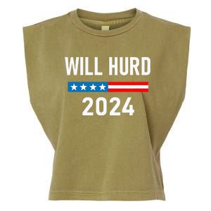 Will Hurd for President Will Hurd 2024 Garment-Dyed Women's Muscle Tee