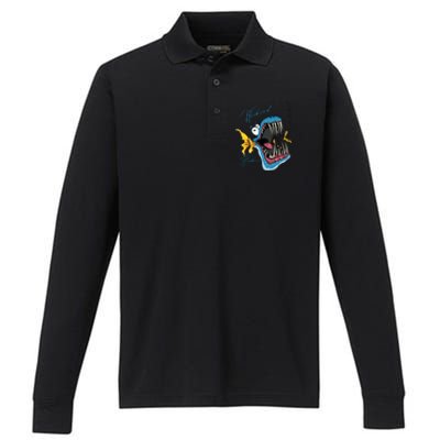 Weekend Hooker Fishing Performance Long Sleeve Polo