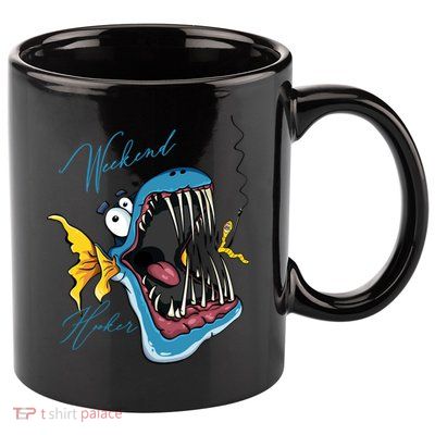 Weekend Hooker Fishing 11oz C Handle Ceramic Mug
