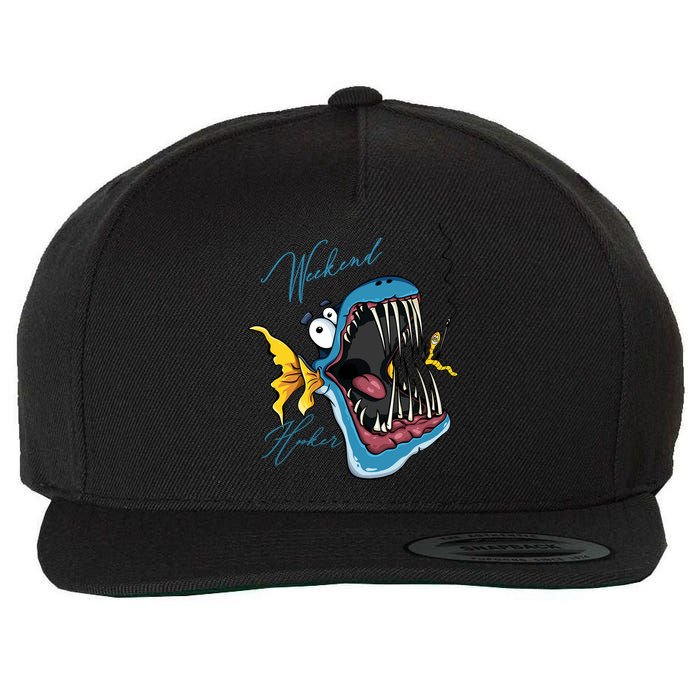 Weekend Hooker Fishing Wool Snapback Cap
