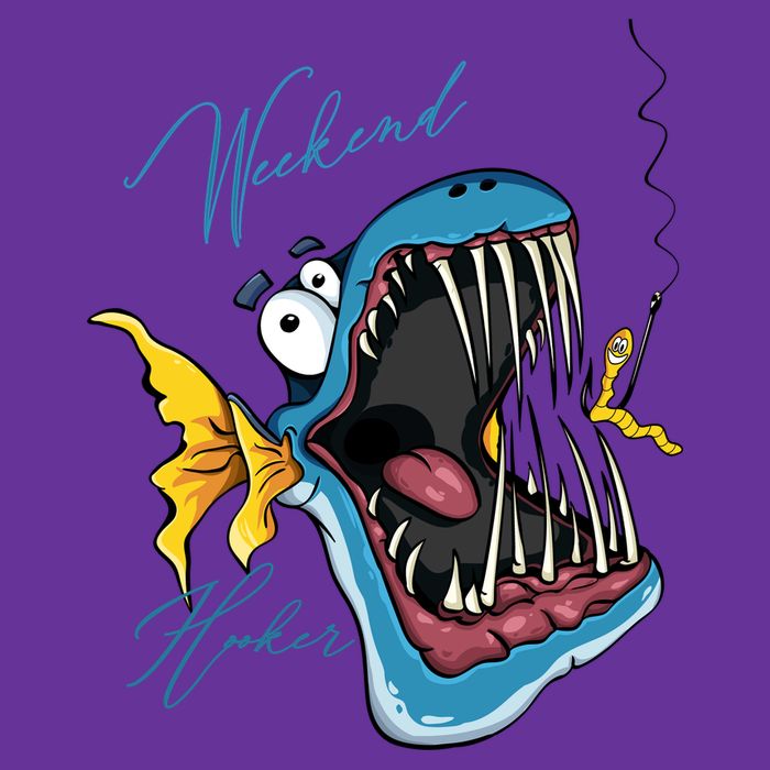 Weekend Hooker Fishing Youth Performance Sprint T-Shirt