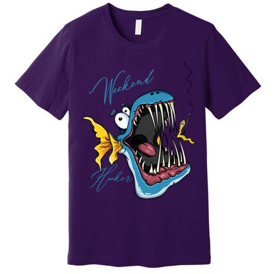 Weekend Hooker Fishing Premium T-Shirt