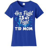 Wo Her Fight Is My Fight T1d Mom Diabetes Awareness Great Gift Women's T-Shirt