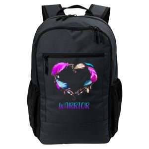 Warrior Heart Feather Graphic Daily Commute Backpack