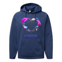 Warrior Heart Feather Graphic Performance Fleece Hoodie