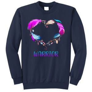 Warrior Heart Feather Graphic Sweatshirt