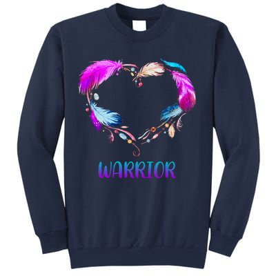 Warrior Heart Feather Graphic Sweatshirt