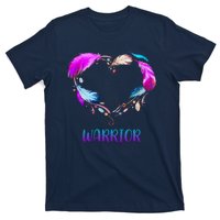 Warrior Heart Feather Graphic T-Shirt