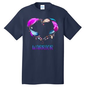 Warrior Heart Feather Graphic Tall T-Shirt