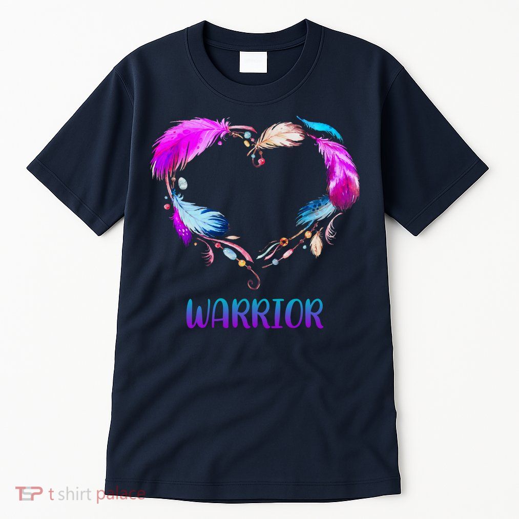 Warrior Heart Feather Graphic Tall T-Shirt