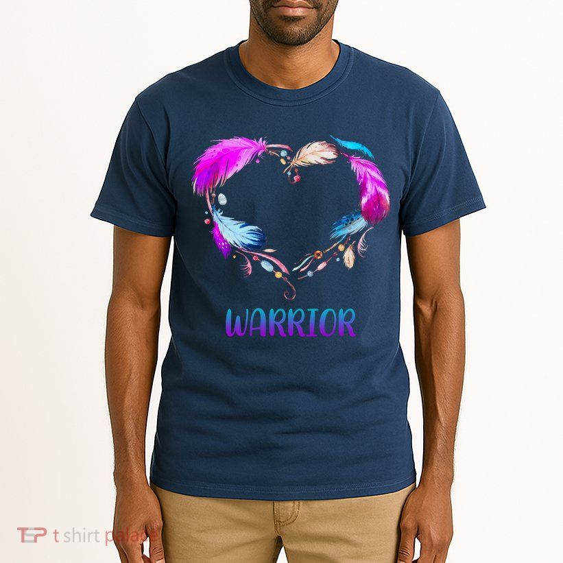 Warrior Heart Feather Graphic Tall T-Shirt
