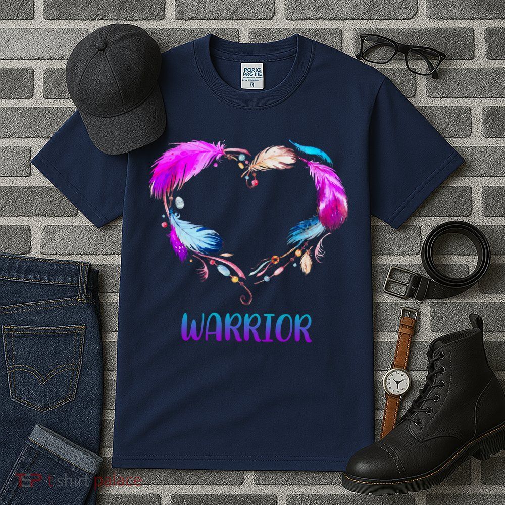 Warrior Heart Feather Graphic Tall T-Shirt