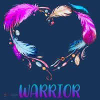 Warrior Heart Feather Graphic Sustainable Bucket Hat