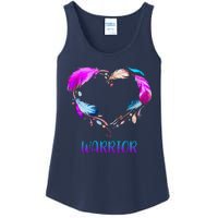 Warrior Heart Feather Graphic Ladies Essential Tank