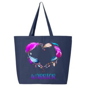 Warrior Heart Feather Graphic 25L Jumbo Tote