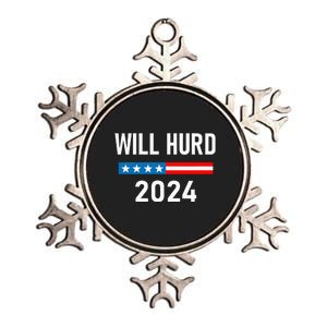 Will Hurd For President Will Hurd 2024 Metallic Star Ornament