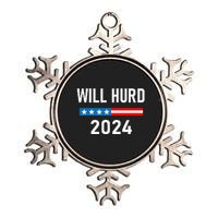 Will Hurd For President Will Hurd 2024 Metallic Star Ornament