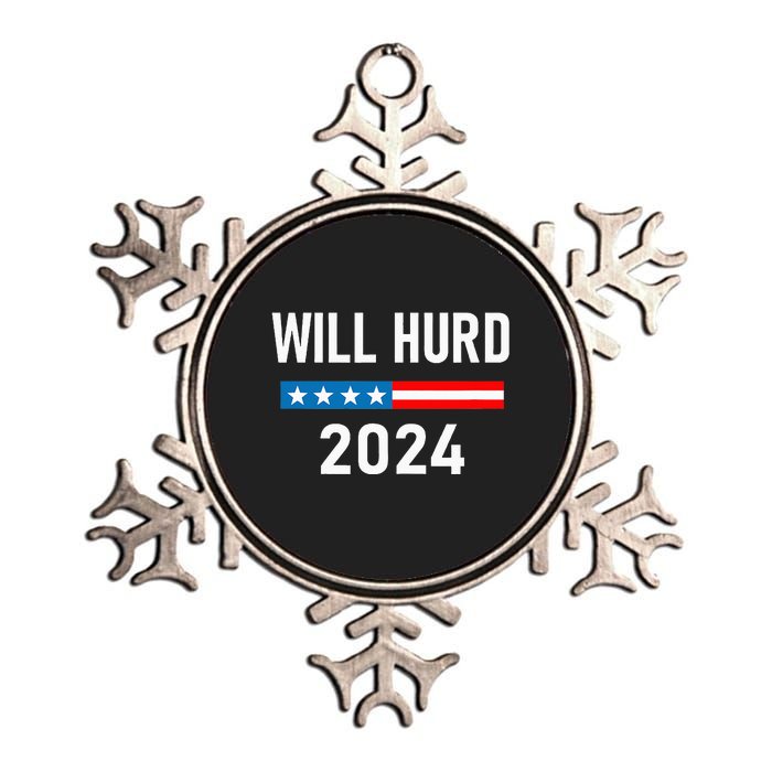 Will Hurd For President Will Hurd 2024 Metallic Star Ornament