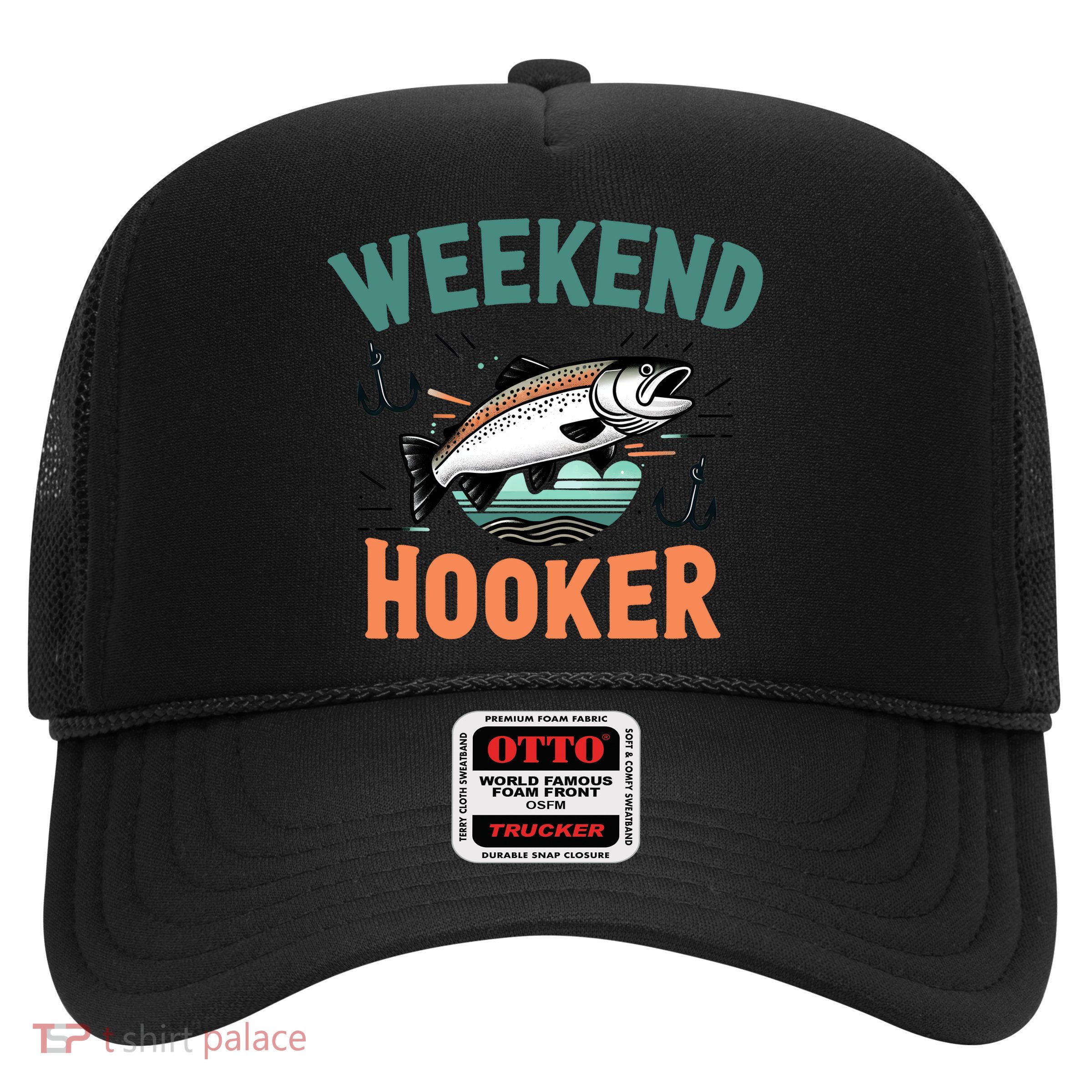 Weekend Hooker Fishing Trucker Hat