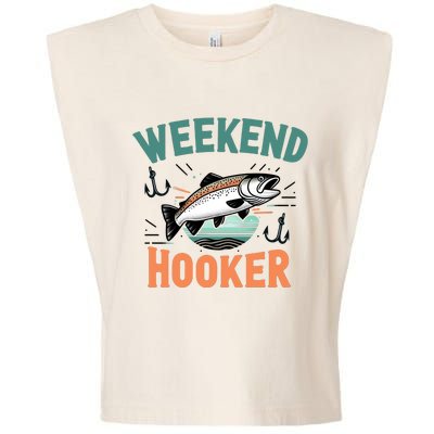 Weekend Hooker Fishing Garment-Dyed Women's Muscle Tee