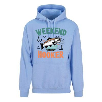 Weekend Hooker Fishing Unisex Surf Hoodie