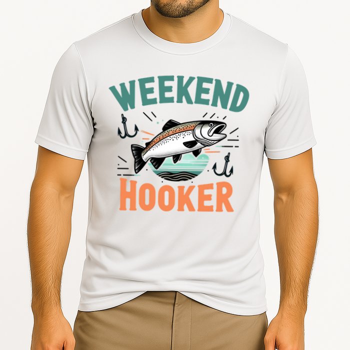Weekend Hooker Fishing Cooling Performance Crew T-Shirt
