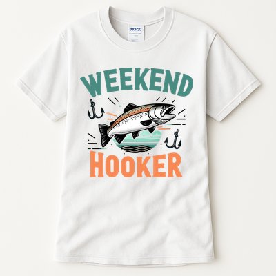 Weekend Hooker Fishing Tall T-Shirt