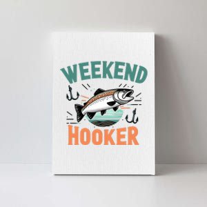 Weekend Hooker Fishing Canvas