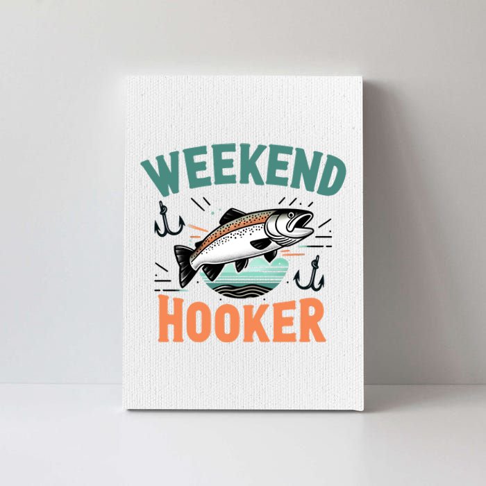 Weekend Hooker Fishing Canvas