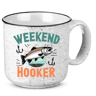 Weekend Hooker Fishing 15oz Campfire Ceramic Mug