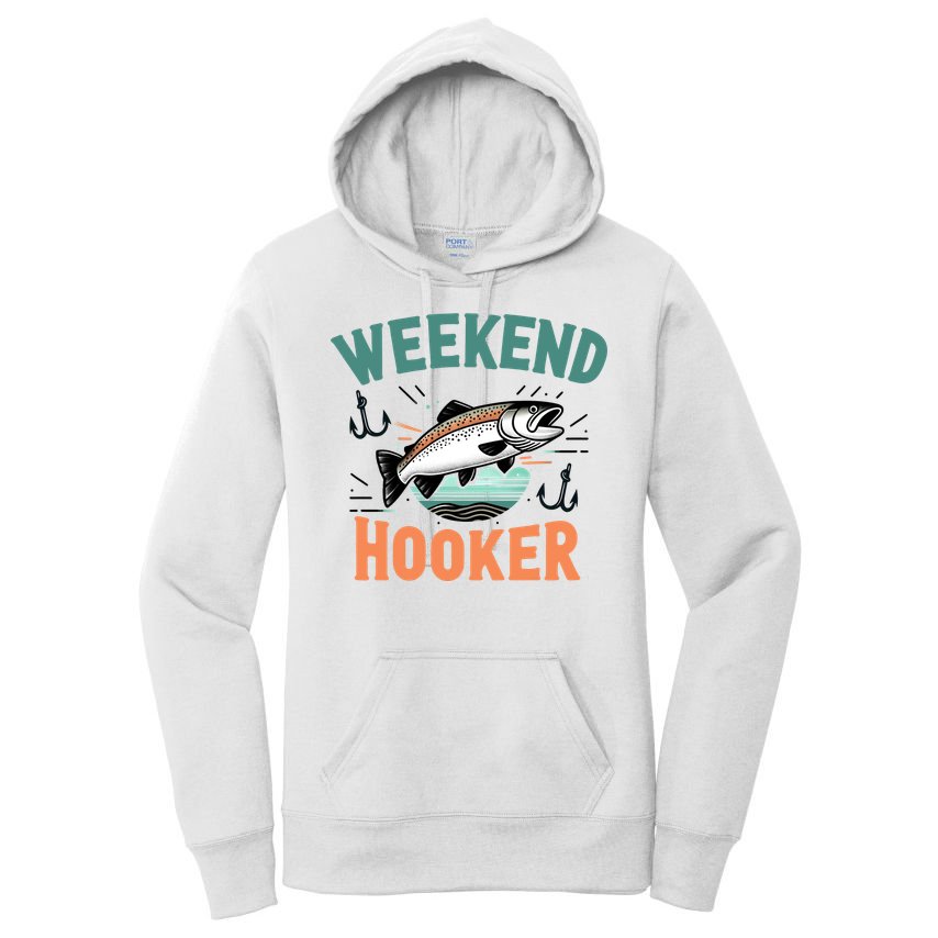 Weekend Hooker Fishing Women's Pullover Hoodie