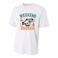 Weekend Hooker Fishing Youth Performance Sprint T-Shirt